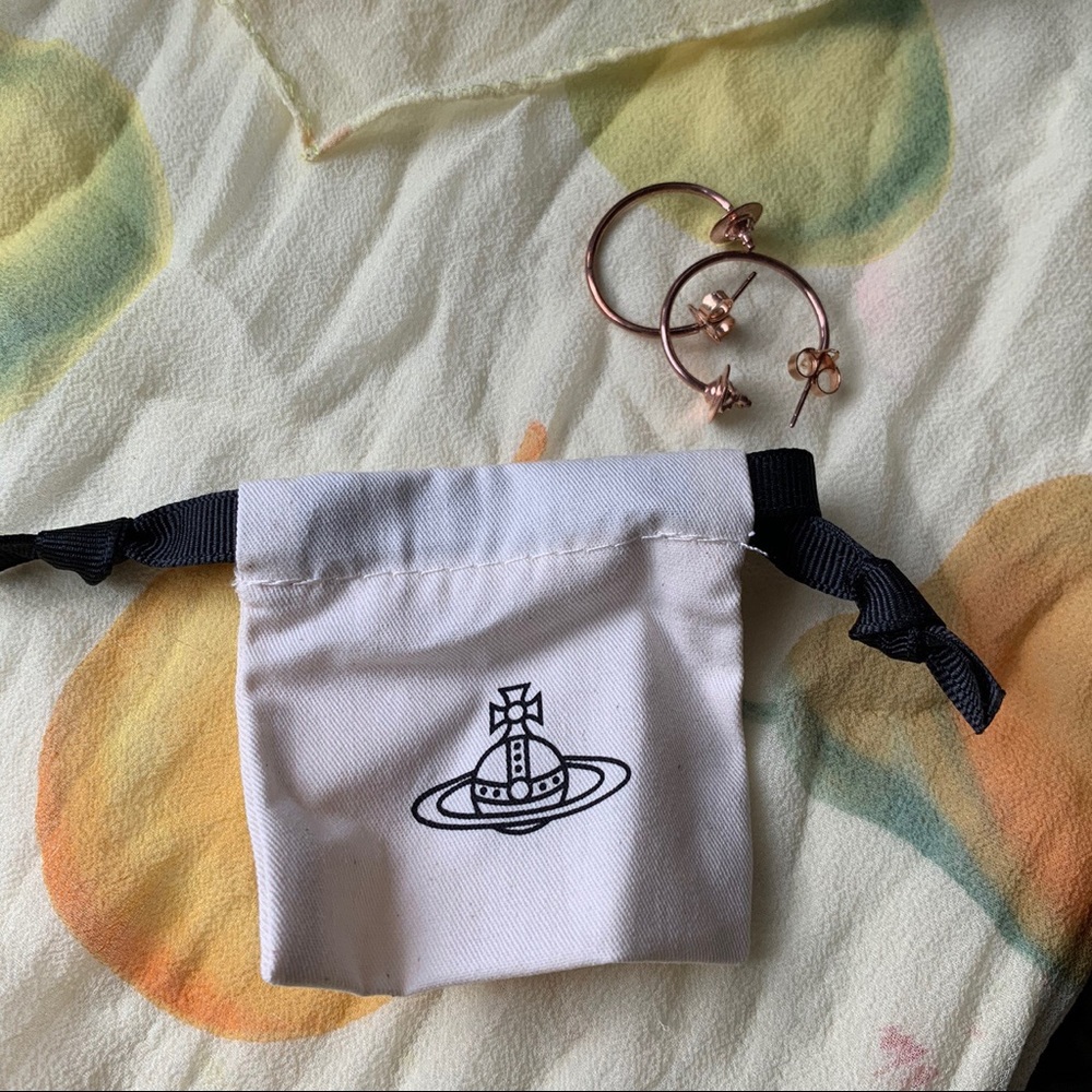 Vivienne Westwood Hoop Earrings Orb NWT